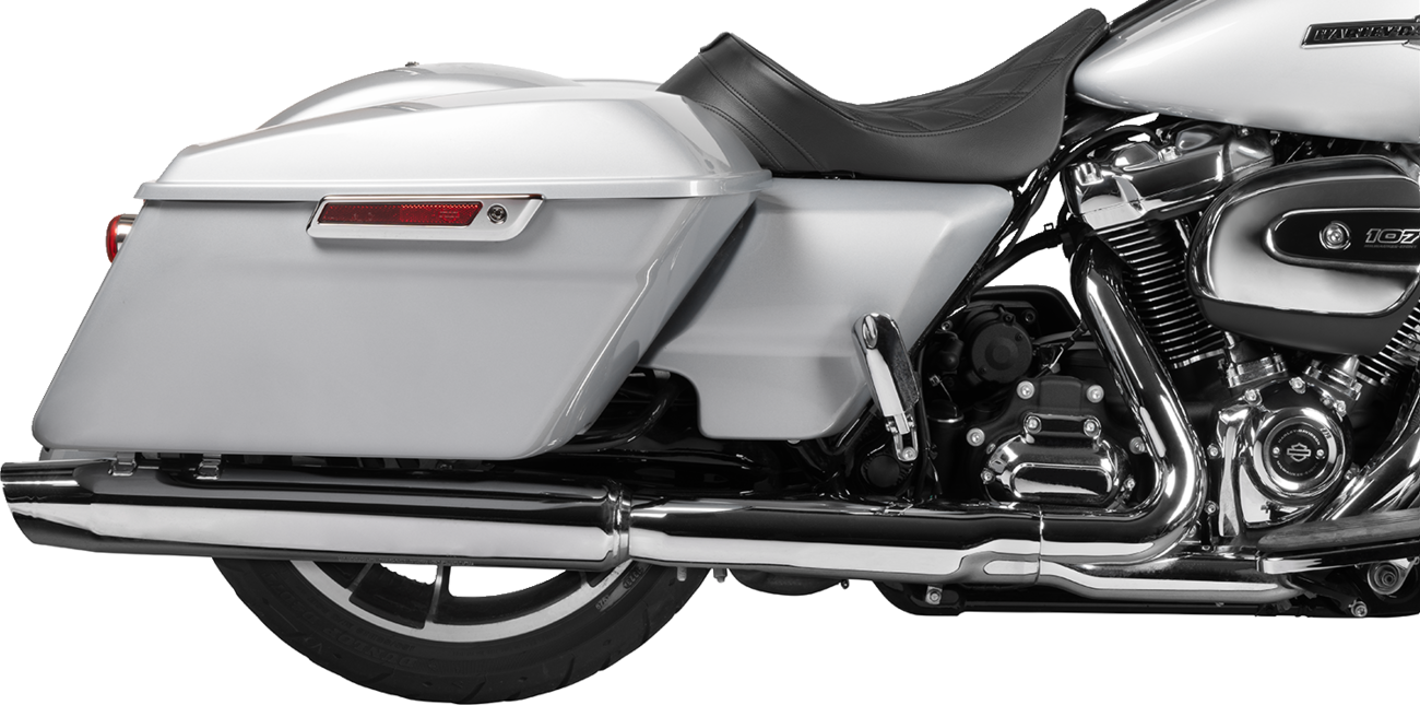 Drag specialties seats Solo Front Seat - Double Diamond - Black Stitch - w/ Backrest Option - FL '08-'23 Harley Davidson