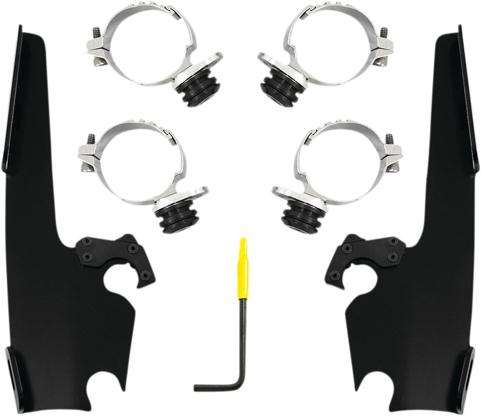 MEMPHIS SHADES Fats/Slim Windshield Trigger-Lock Complete Mount Kit