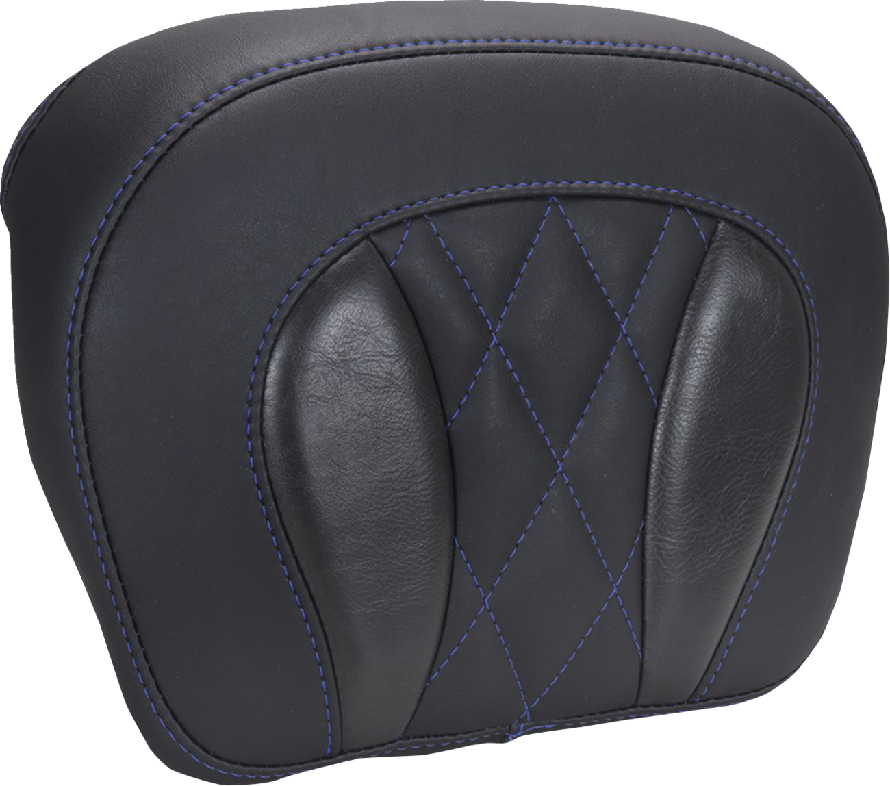 Mustang Chopped Tour-Pak® Pad - Sky Blue Stitching - FLH/FLT '23-'25 Harley Davidson
