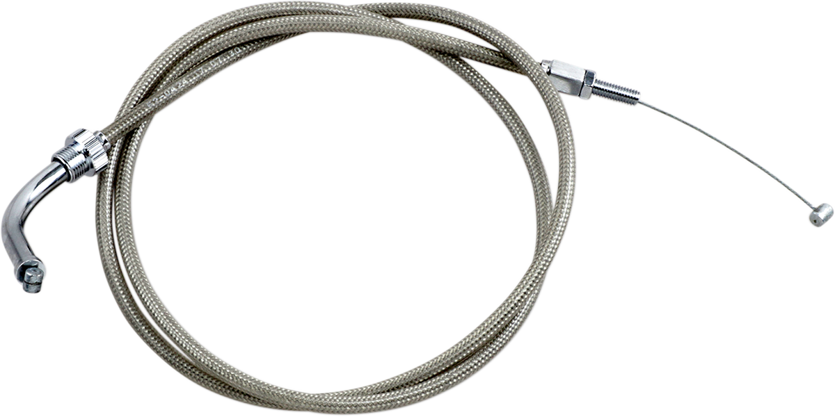 Motion pro Armor Coat Stainless Steel Throttle/Idle Cable for Cruisers - Push - VTX1300 Honda