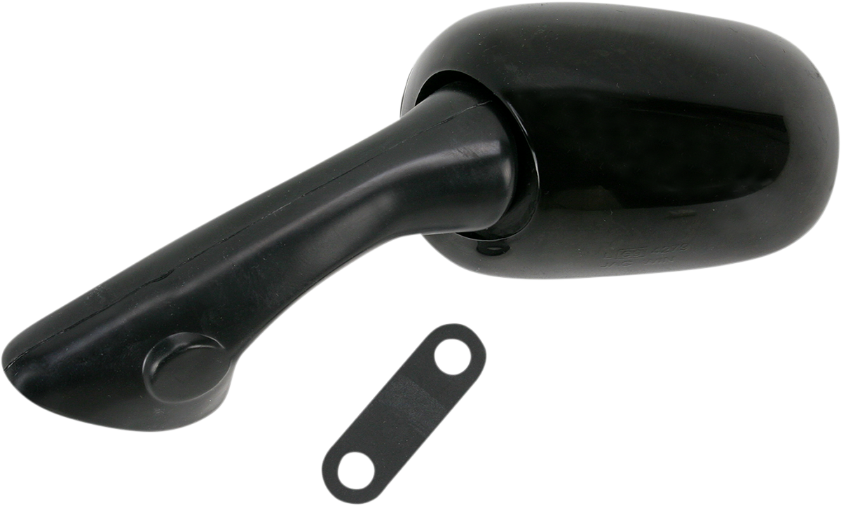 Emgo Mirror - Side View - Oval - Black - Left 1993-1997 Honda CBR900RR