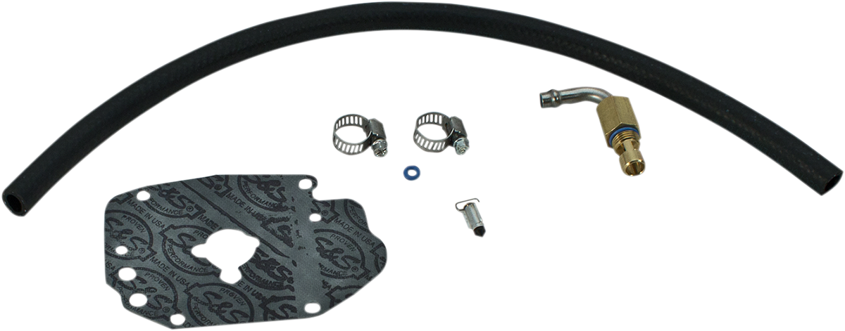 S&s cycle Retrofit Carburetor Fuel Line Kit - Super E/G