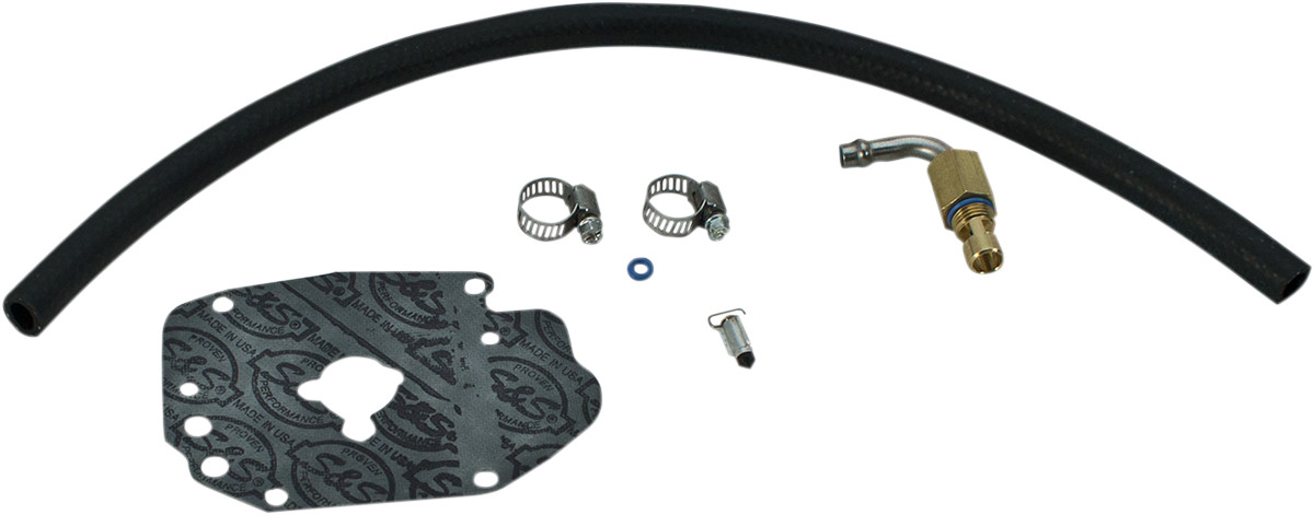 S&S Cycle Super E / G Carburetor 90 Degree Inlet Gas Line
