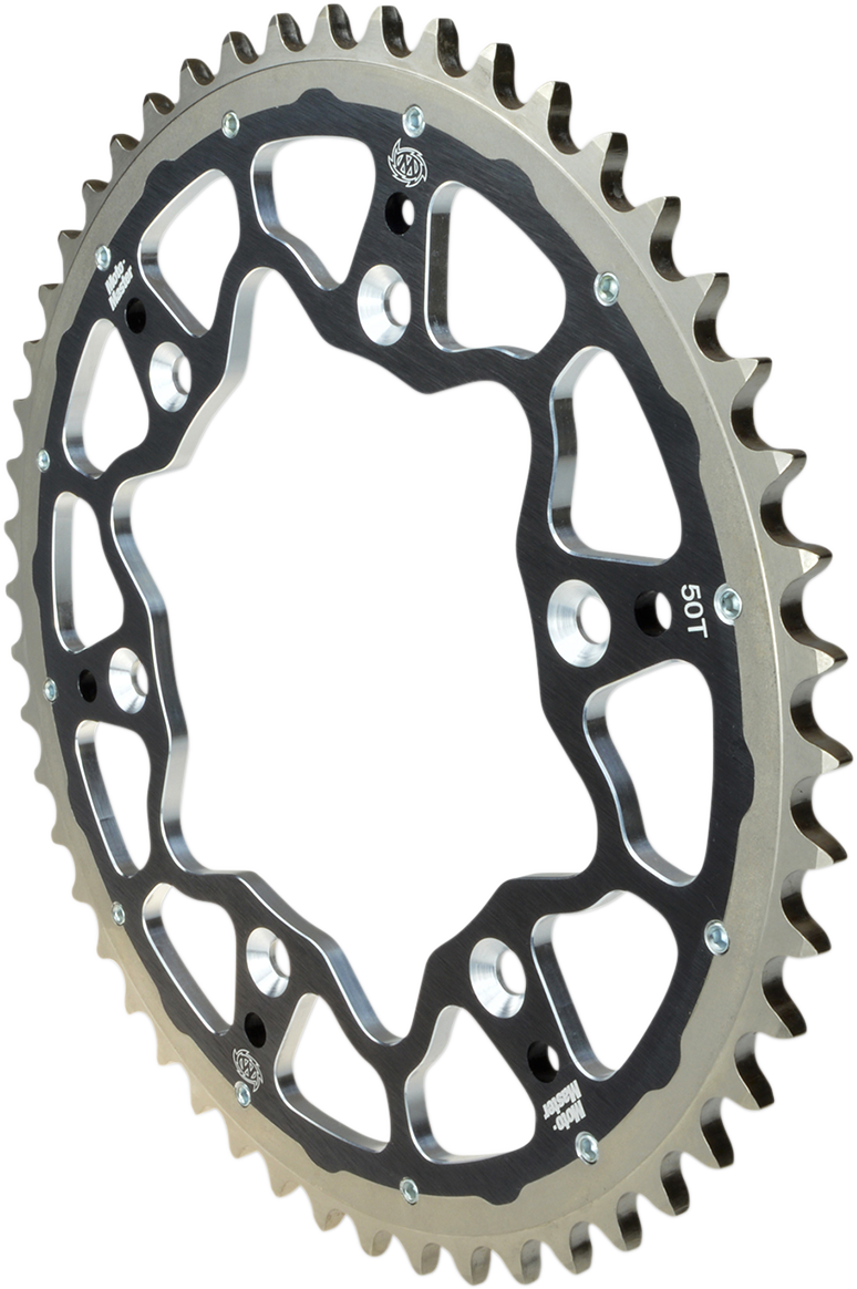 Moto-master Fusion Series Dual Ring Rear Sprocket - 50 Tooth - Black Gas Gas/Husaberg/Husqvarna/KTM/Triumph 50T