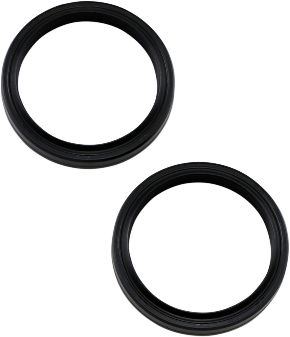 Parts unlimited Front Fork Seals - 48 mm ID x 58 mm OD x 8.5/10 mm T Kawasaki/Suzuki/Yamaha
