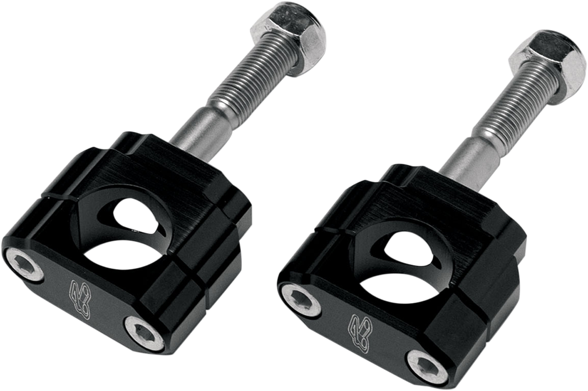 Renthal Rubber-Mounted Handlebar Clamp - 1-1/8" - 0 mm Offset Suzuki/Aprilia/Moto Guzzi/Gas Gas/Royal Enfield/Ducati/Kawasaki/BMW/Triumph