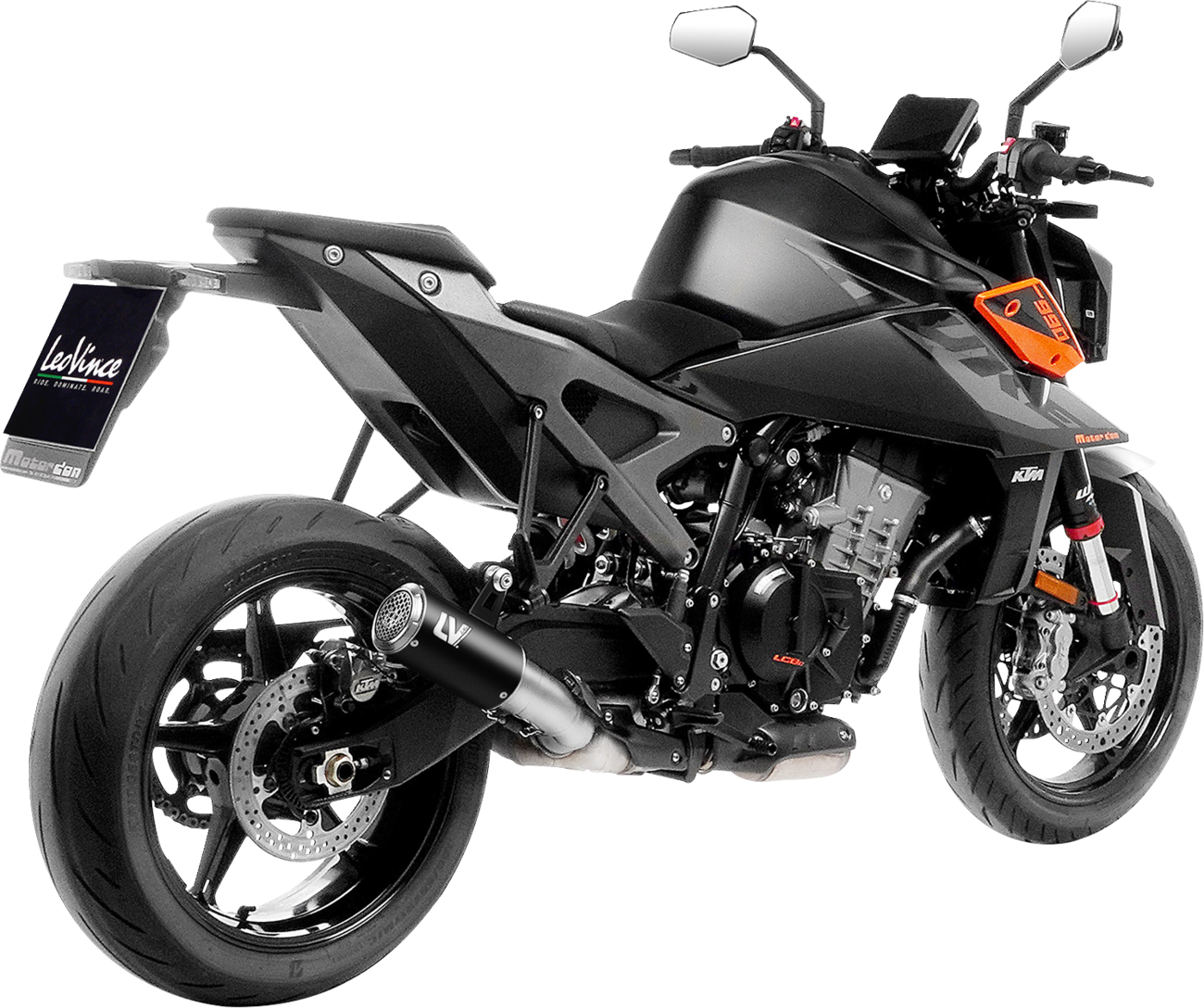 Leovince LV Corsa S Black Edition Slip-On Muffler - KTM 990 Duke