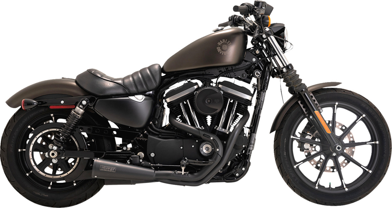 Vance & Hines PCX Stainless 2-Into-1 Upsweep Exhaust For Harley Sportster 2004-2022