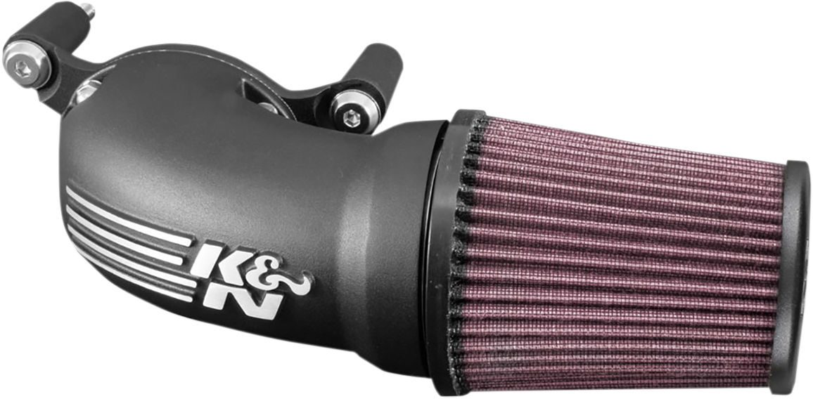 K & n Aircharger® Intake System with Cast Aluminum Intake Tube - Satin Black Harley Davidson