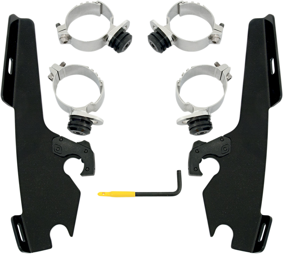 Memphis Shades Metric Fats/Slim Trigger-Lock Mount Kit Honda VT1300CXA Fury