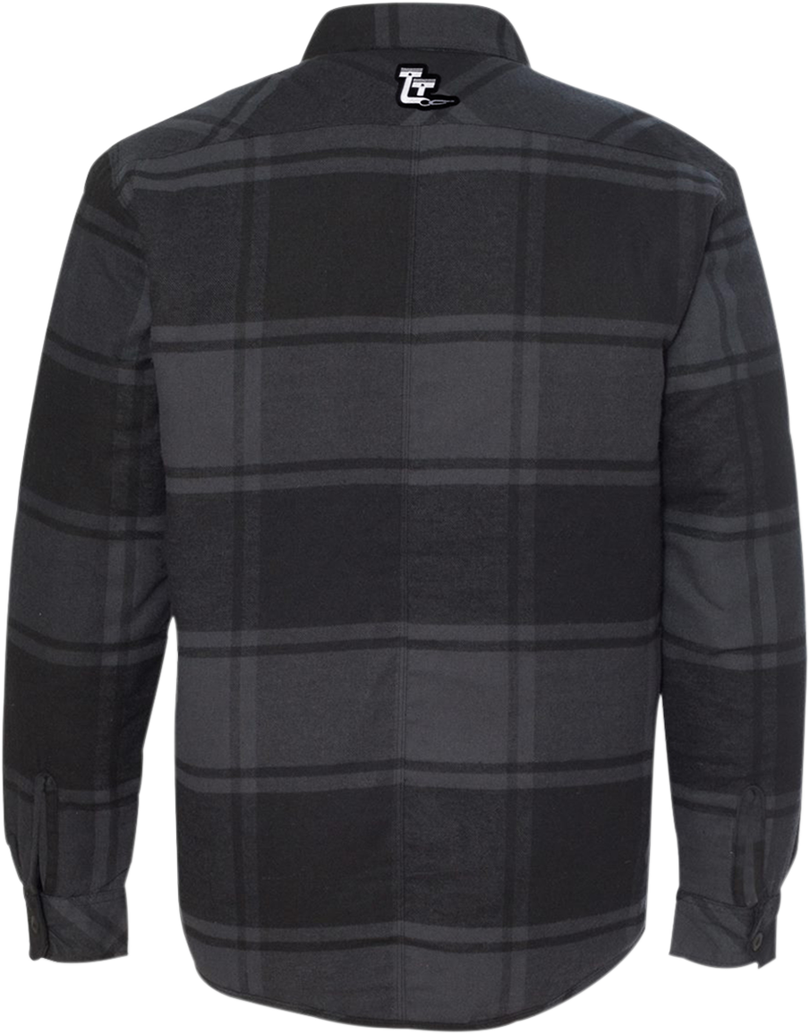 THROTTLE THREADS Drag Specialties Plaid Quilted Jacket