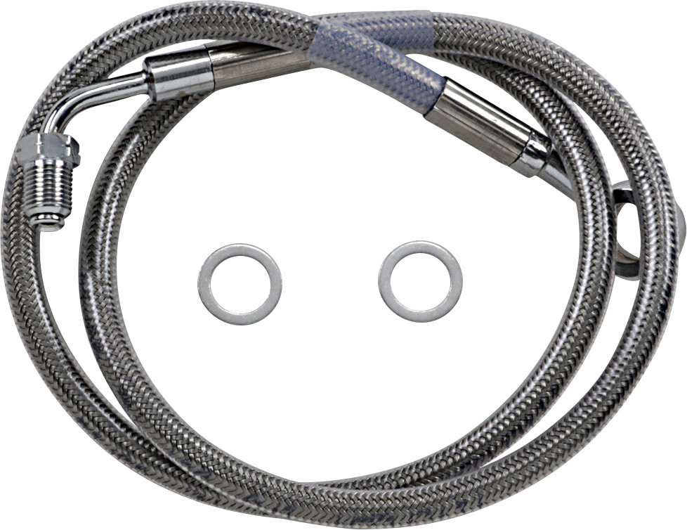 Drag Specialties Extended Upper Brake Line Kit For Harley ABS FXFB / FXLRS 2018-2024