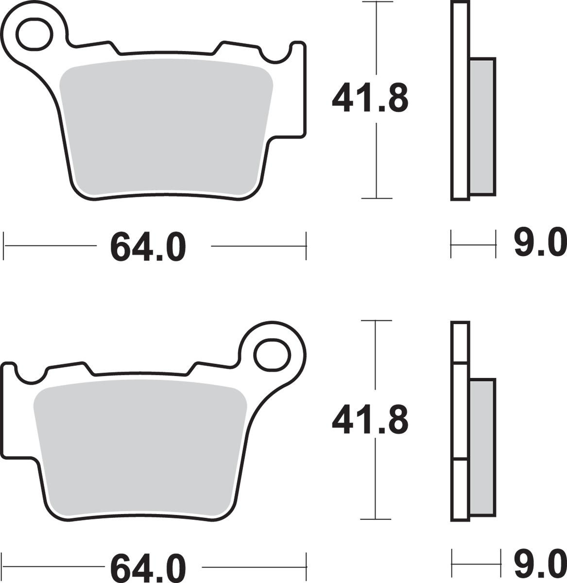SI Offroad Sintered Brake Pads