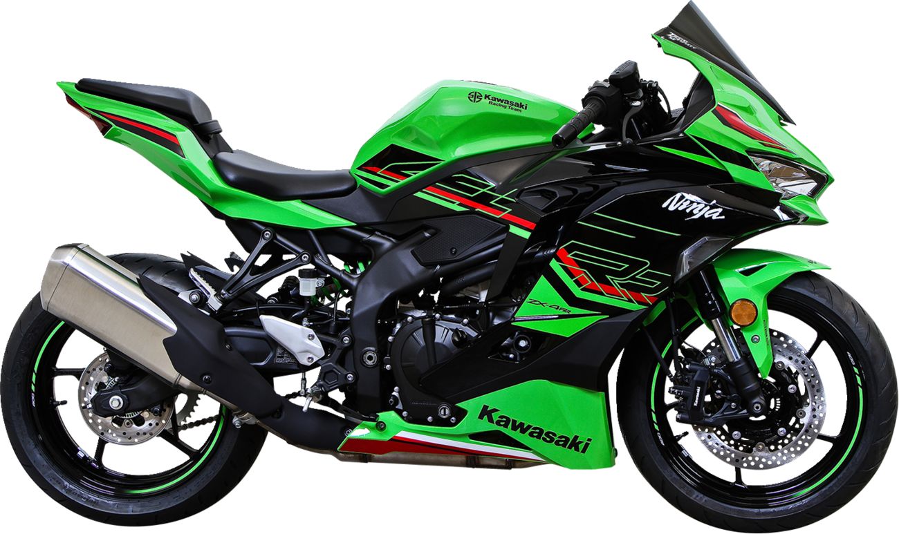 Zero gravity Double Bubble Windscreen - Light Smoke - ZX-4RR 2024-2024 Kawasaki ZX400 Ninja ZX-4RR 40th Anniversary Edition ABS / 2023-2023 Kawasaki ZX400 Ninja ZX-4RR KRT Edition / 2024-2024 Kawasaki ZX400 Ninja ZX-4RR KRT Edition ABS