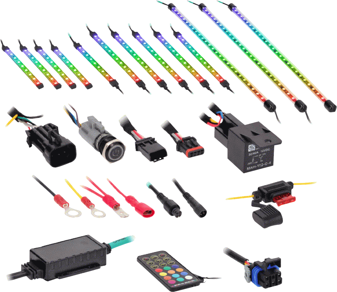 SADDLE TRAMP Chasing LED Strip Kit