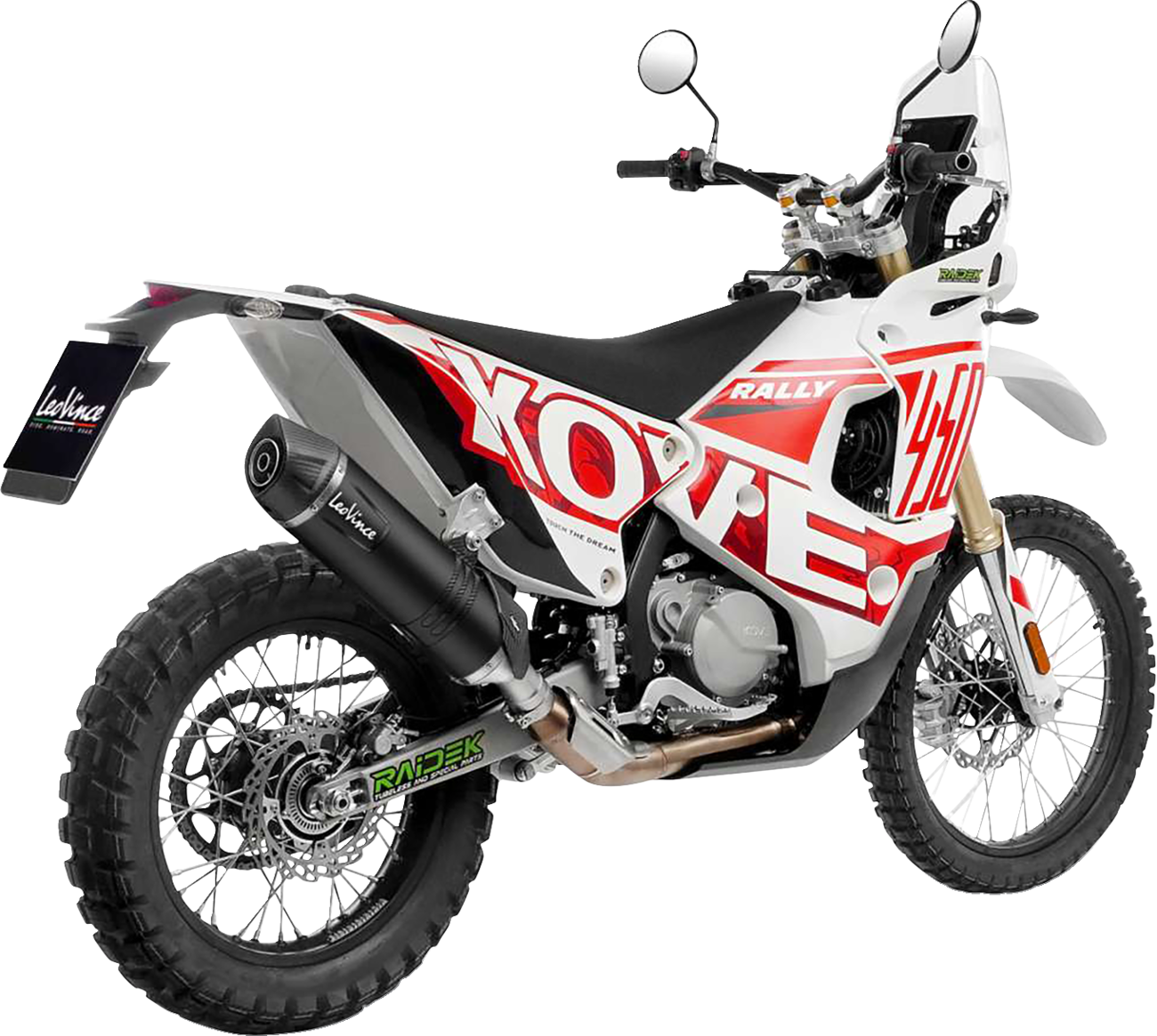 LeoVince LV One EVO Slip-On Exhaust Kove 450 Rally 2023-2024
