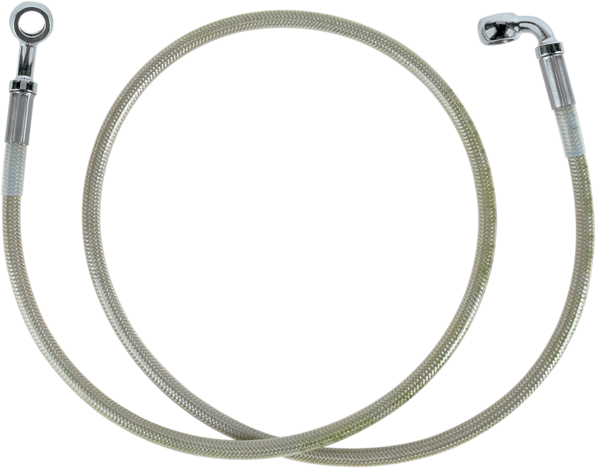 Drag specialties Brake Line - Front (Upper) - Stainless Steel 1996-1998 Harley Davidson XL1200C Sportster 1200 Custom