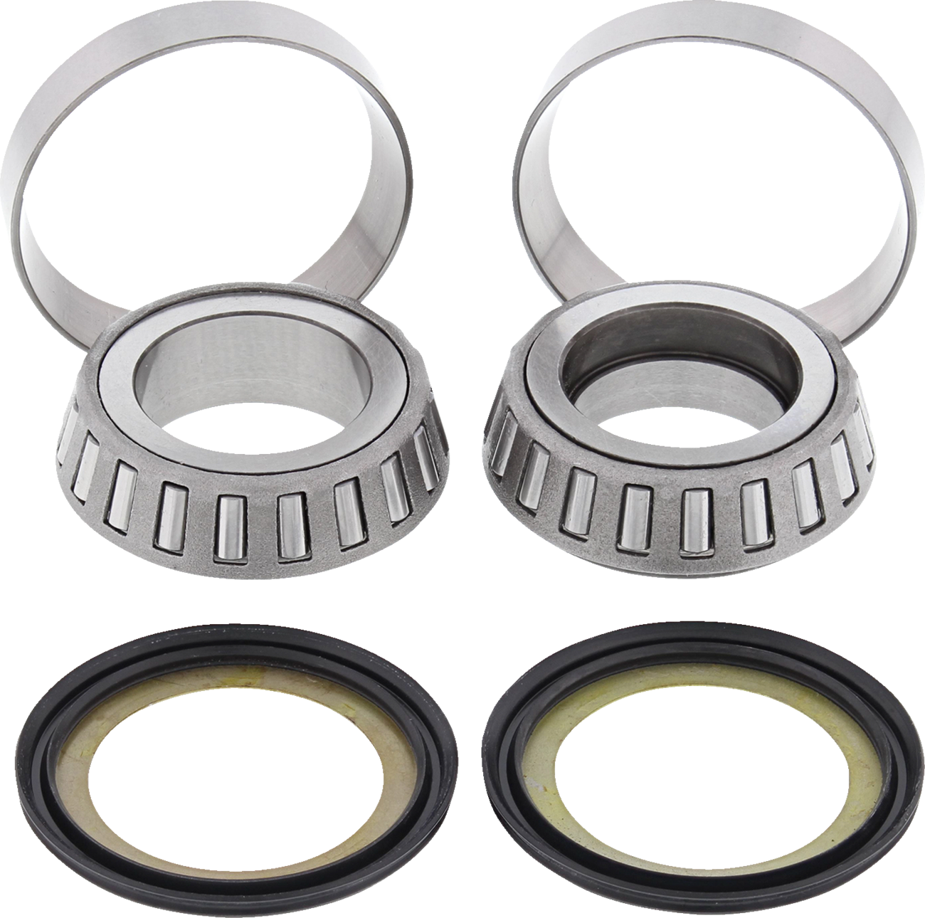 Steering Stem Tapered Roller Bearings and Seals Kit