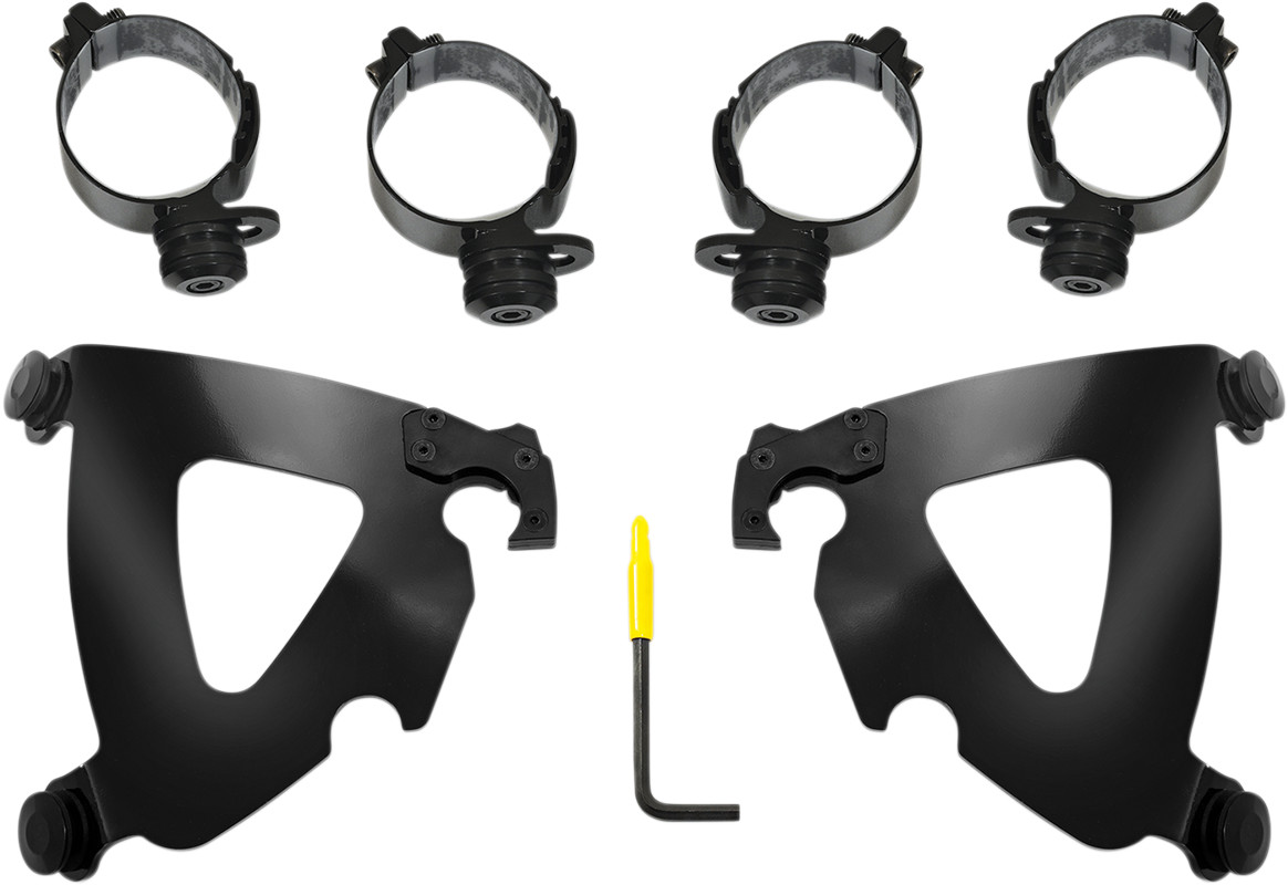 Memphis Shades Road Warrior Trigger Lock Mount Kit For Harley FLSB / FXLRS 2018-2025