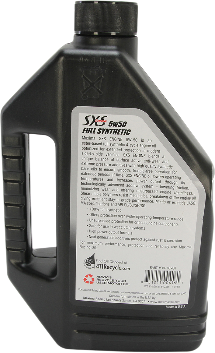 Maxima SxS Full Synthetic Engine Oil