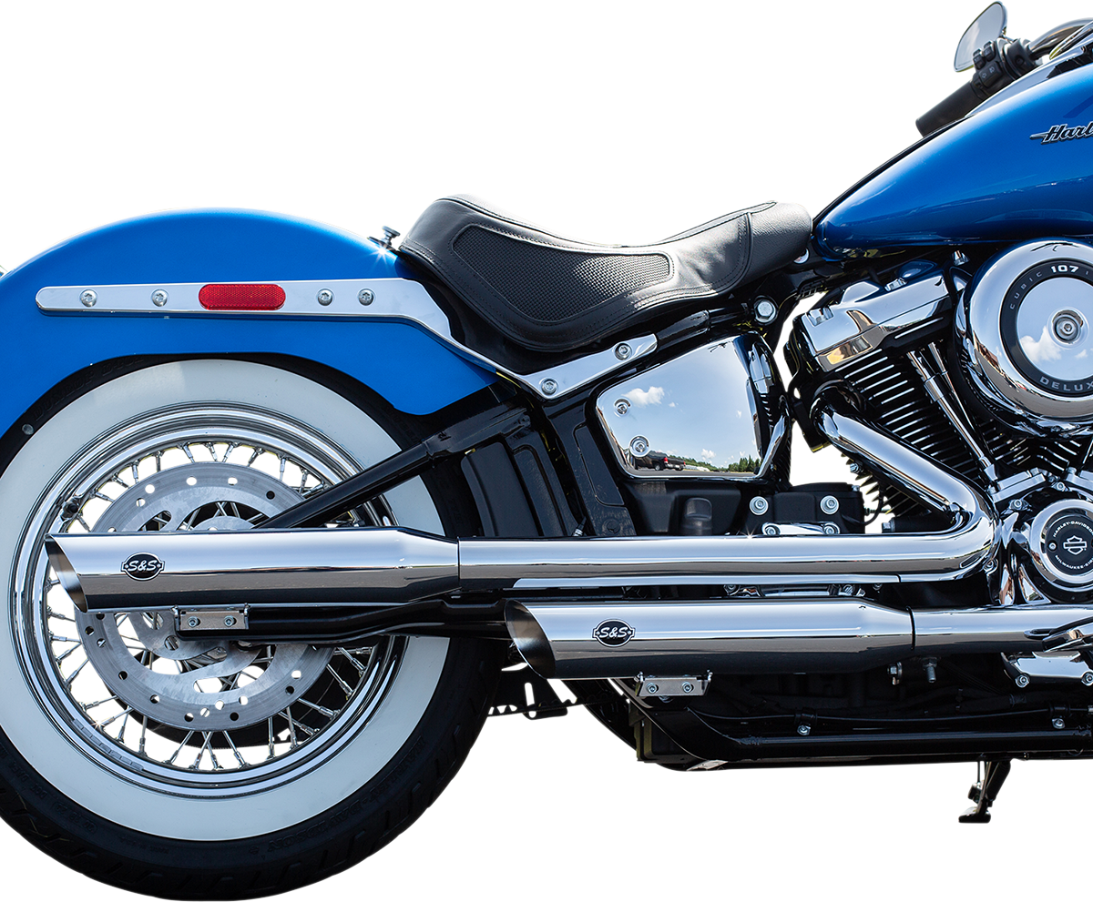S&amp;S CYCLE Slash Cut Race Slip-On Mufflers