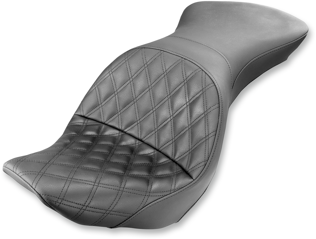 Saddlemen Explorer LS Lattice Stitch Seat For Harley Softail 2006-2017