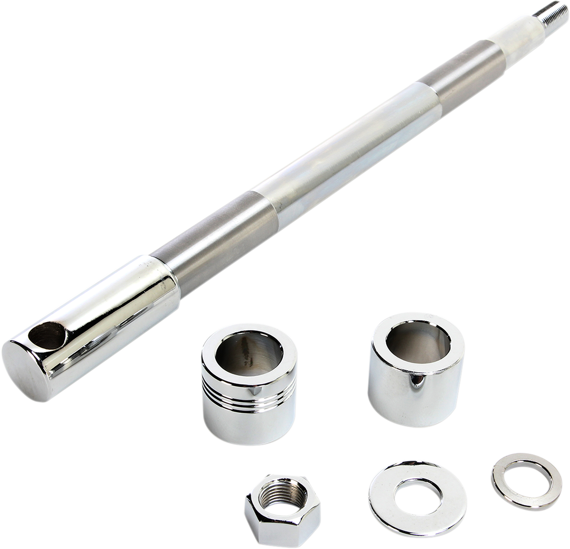 Drag specialties Axle Kit - Front - Chrome - '00-'06 Softail/Dyna Harley Davidson