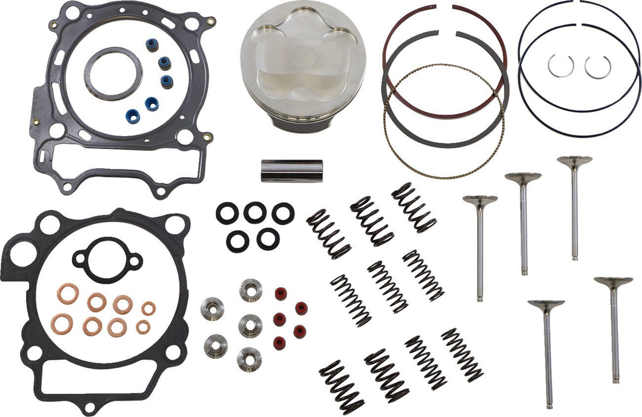 Kibblewhite Top End Kit - White Diamond® Valves with Piston Kit - Yamaha WR450F/YZ450F