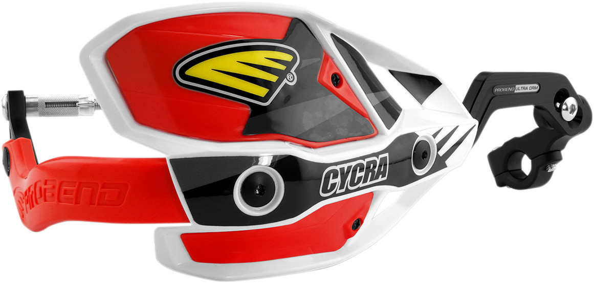 Cycra 7/8" Ultra Probend™ CRM Wrap Around Handguards - White/Red