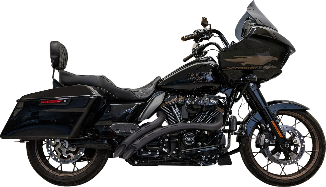 Bassani Sweeper Radial Exhaust System With Heat Shields For Harley Touring 2017-2026