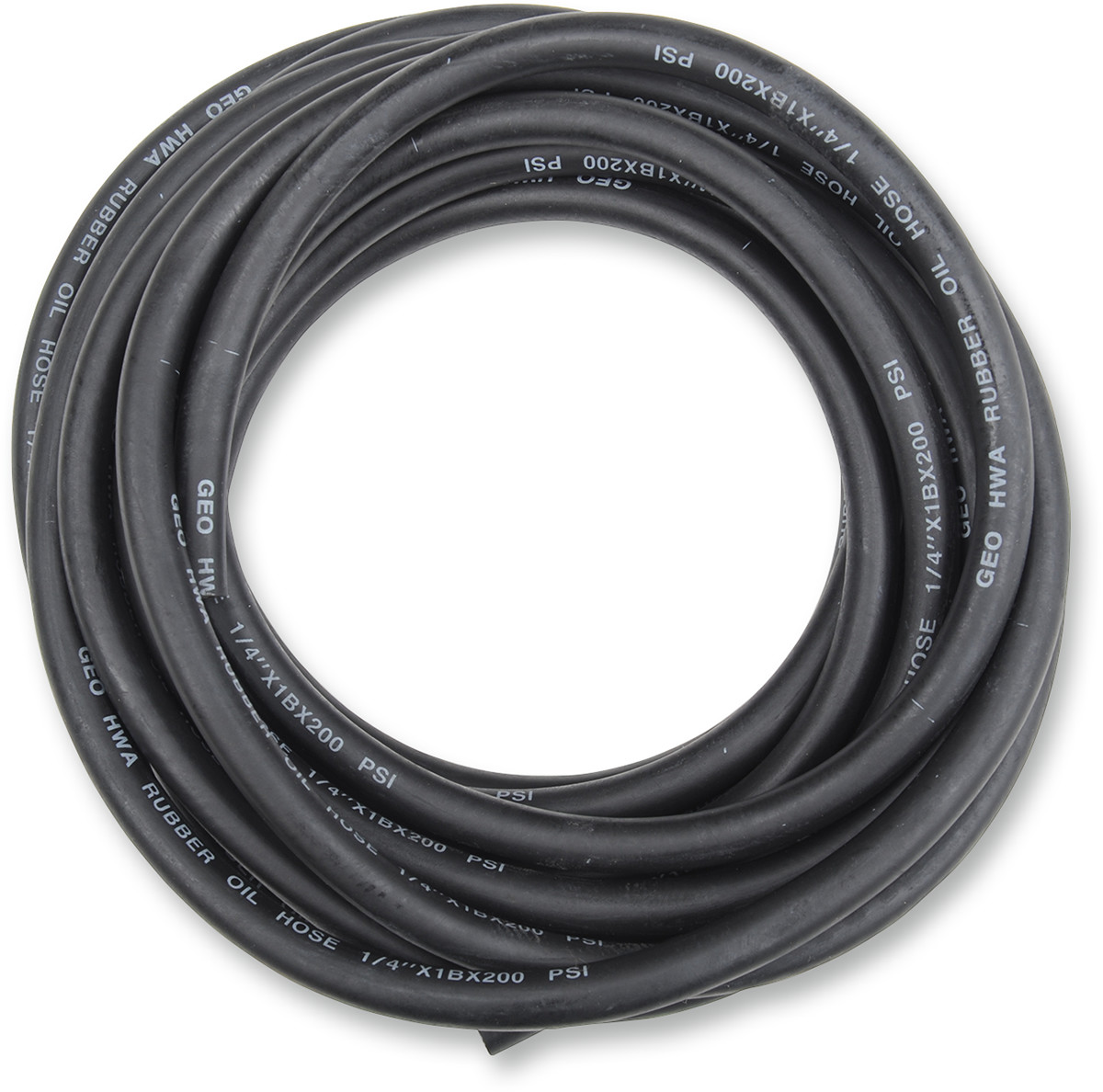 EMGO Universal Black Rubber Fuel/Oil Line