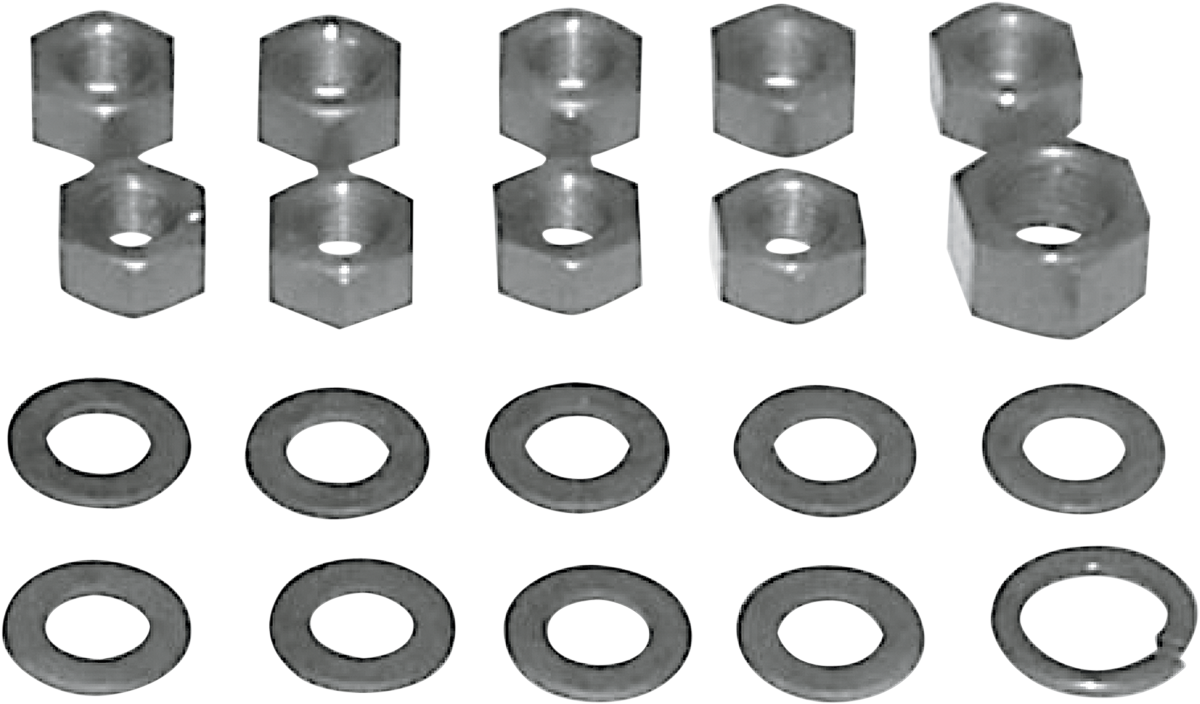 COLONY Transmission Side Cover/Clutch Arm Nut Kit