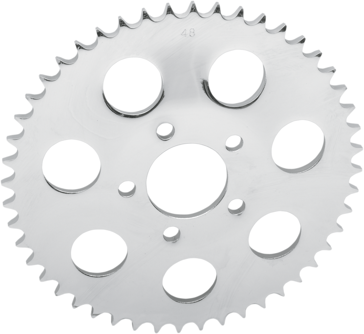 Drag specialties Rear Sprocket - Dished - Chrome - 46 Tooth - Big Twin Harley Davidson 46T