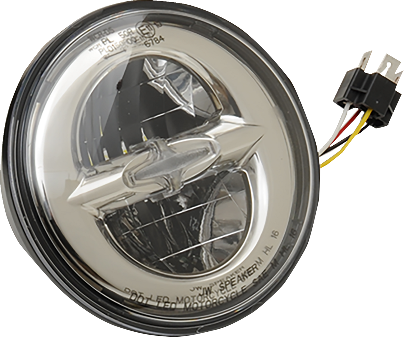 Drag specialties Headlamp - Reflector Style - 5-3/4" - LED - Chrome