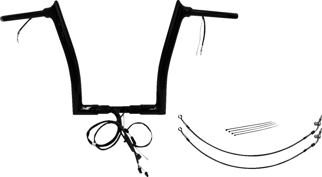 EZ Install Wired 1-1/2" Pointed Top Handlebar Kit