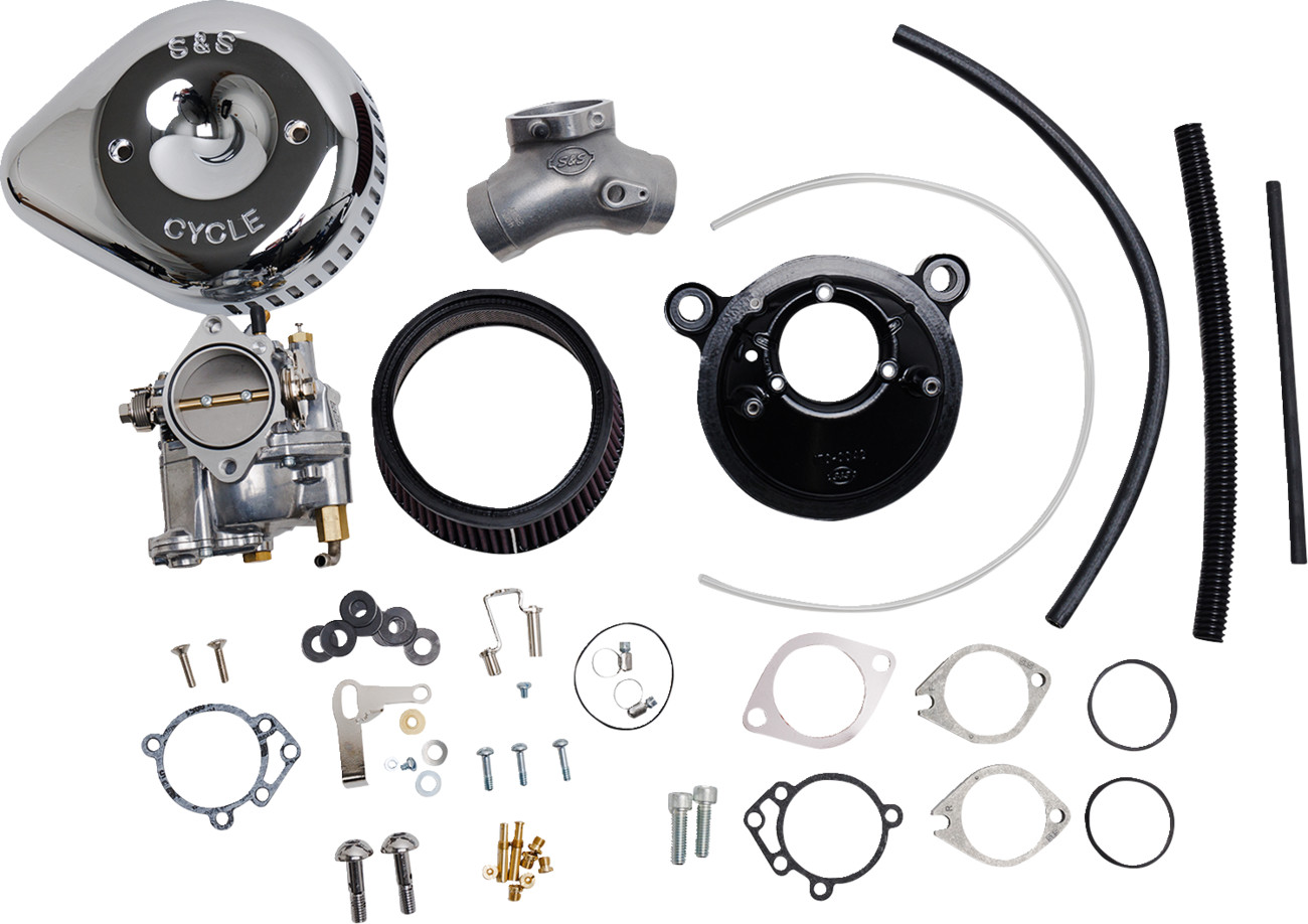 S&S CYCLE Super G Carburetor with Stealth Air Cleaner Kit