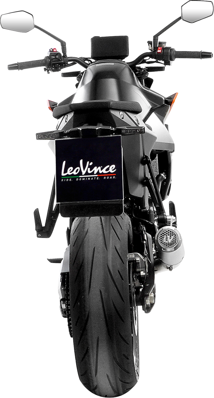 Leovince LV Corsa S Slip-On Muffler - Titanium - KTM 990 Duke