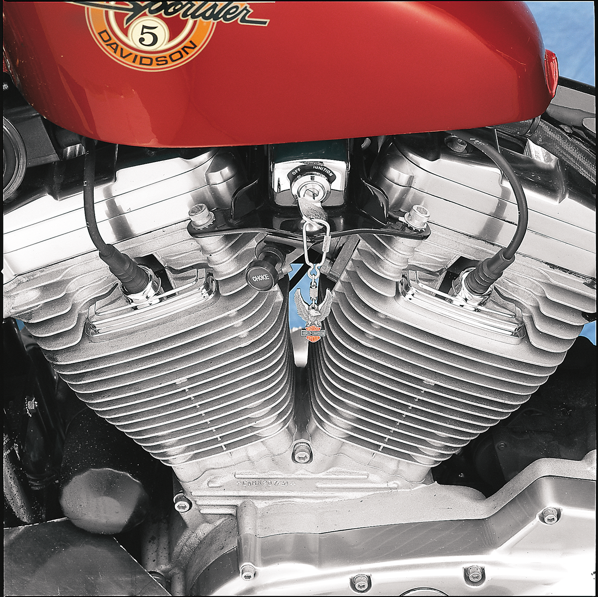 Drag Specialties Chrome Head Bolt/Spark Plug Cover — Bolt Cover