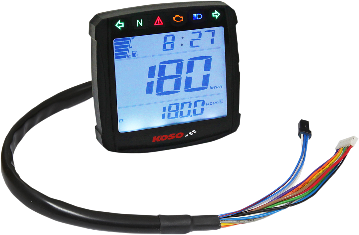 Koso north america XR-01S Speedometer - 2.94" L x 3.05" W x 0.94" D