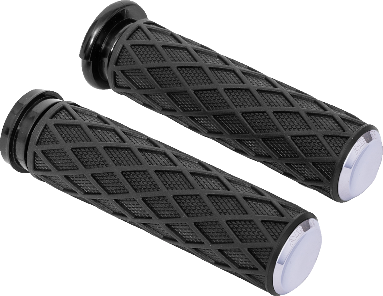 Arlen ness Diamond Grips - Cable - Chrome Harley Davidson