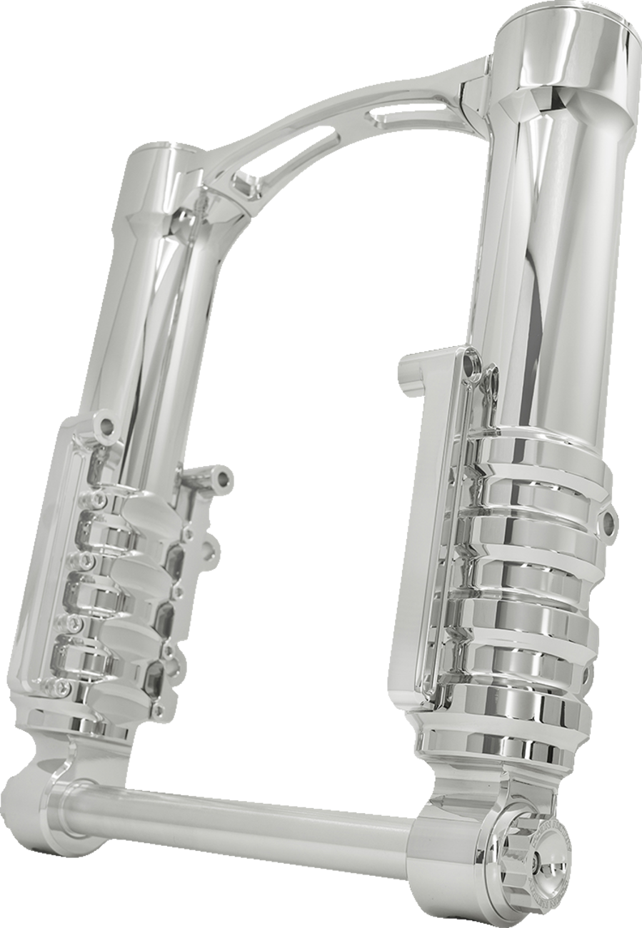 Arlen ness Fork Legs - 49 mm - Chrome - For Factory Brake Caliper Harley Davidson