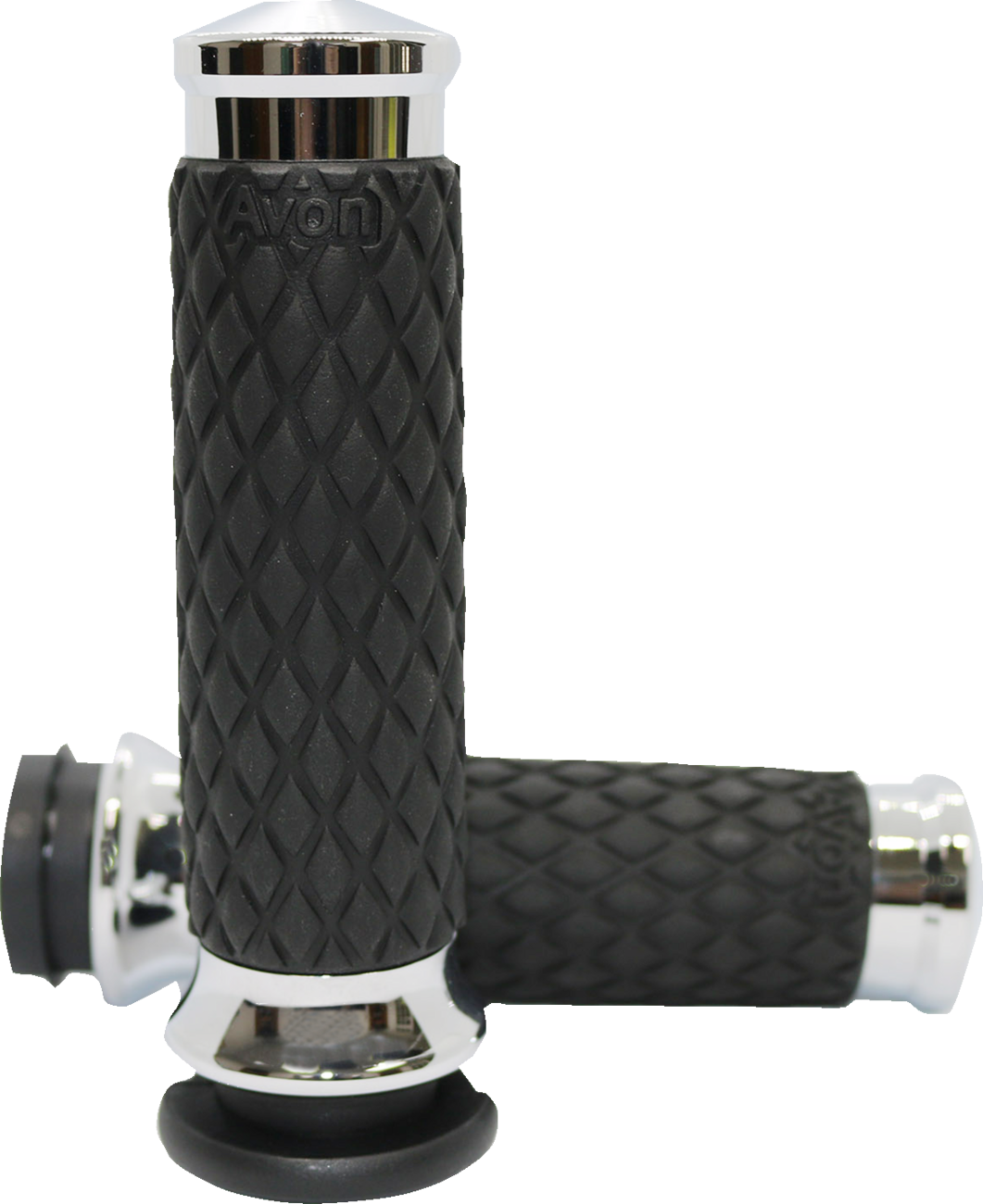 Avon grips Diamond Contour Grips - Chrome - TBW Harley Davidson