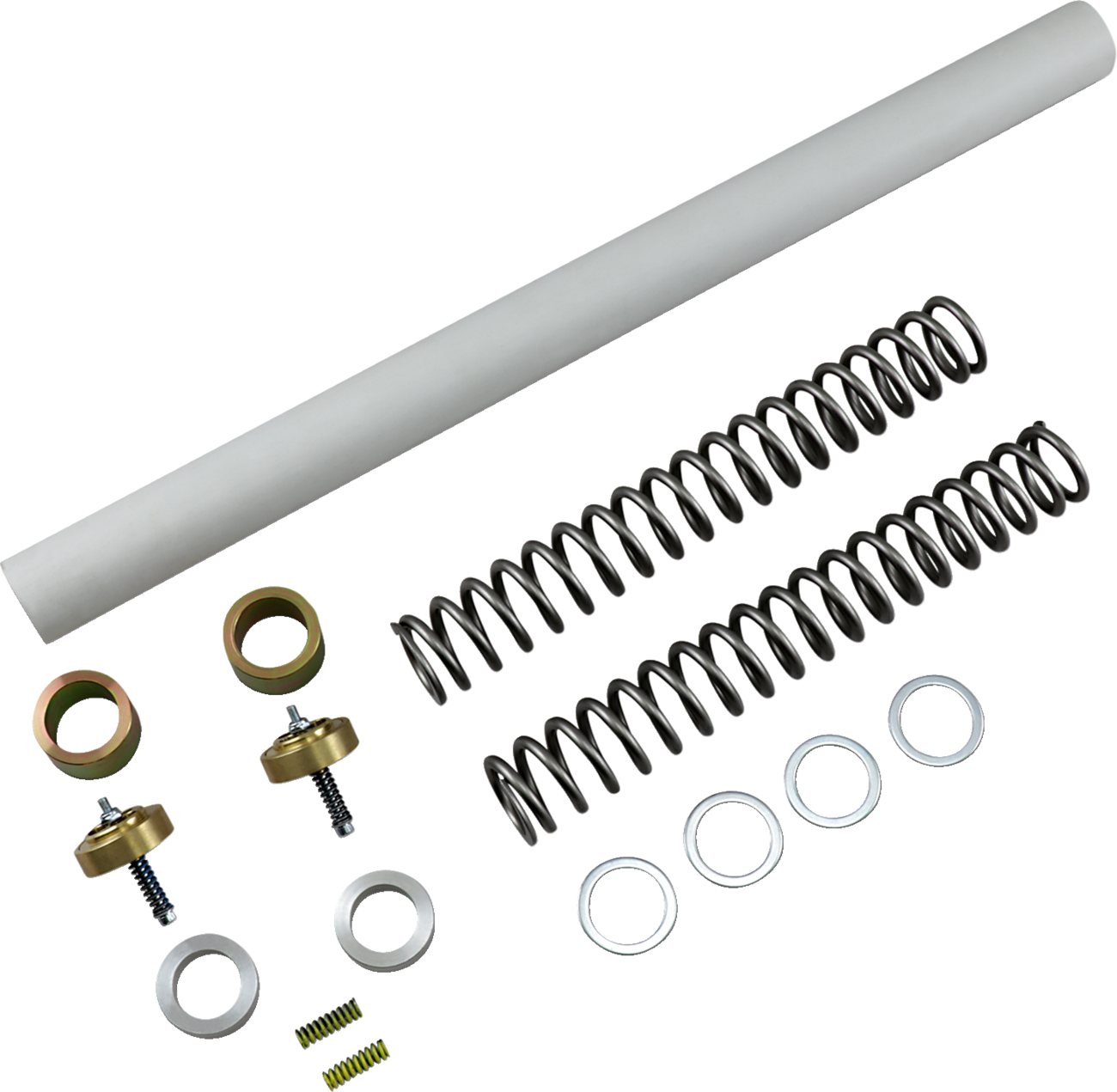Race tech Complete Front End Suspension Kit — Gold Valve Harley Davidson/Kawasaki
