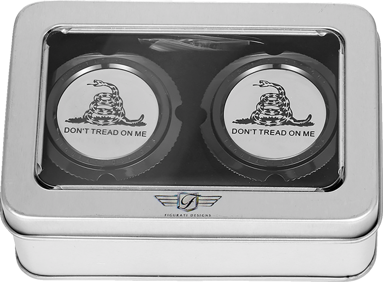 Figurati Designs Front Axle Nut Covers for Harley 2002-2025