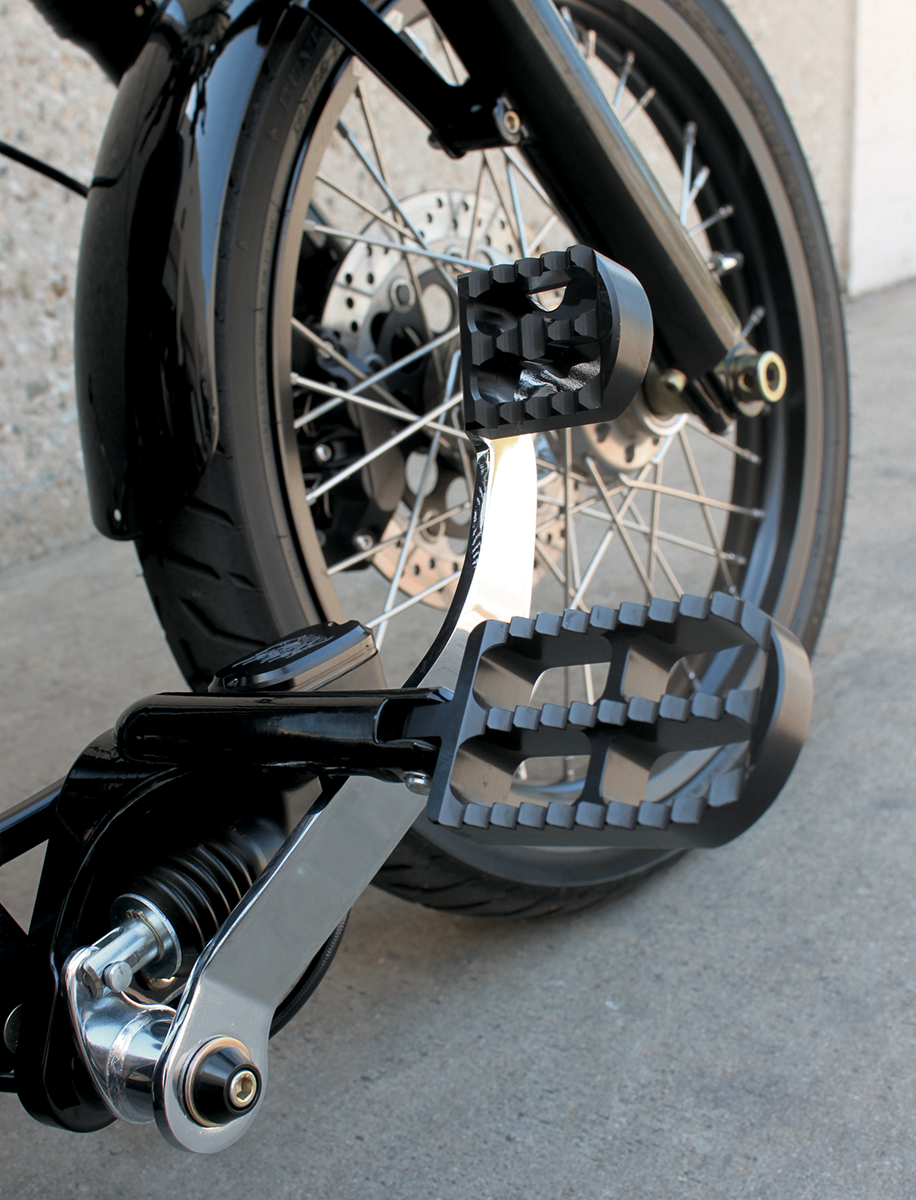 Joker machine Serrated Brake Cover - Black Harley Davidson