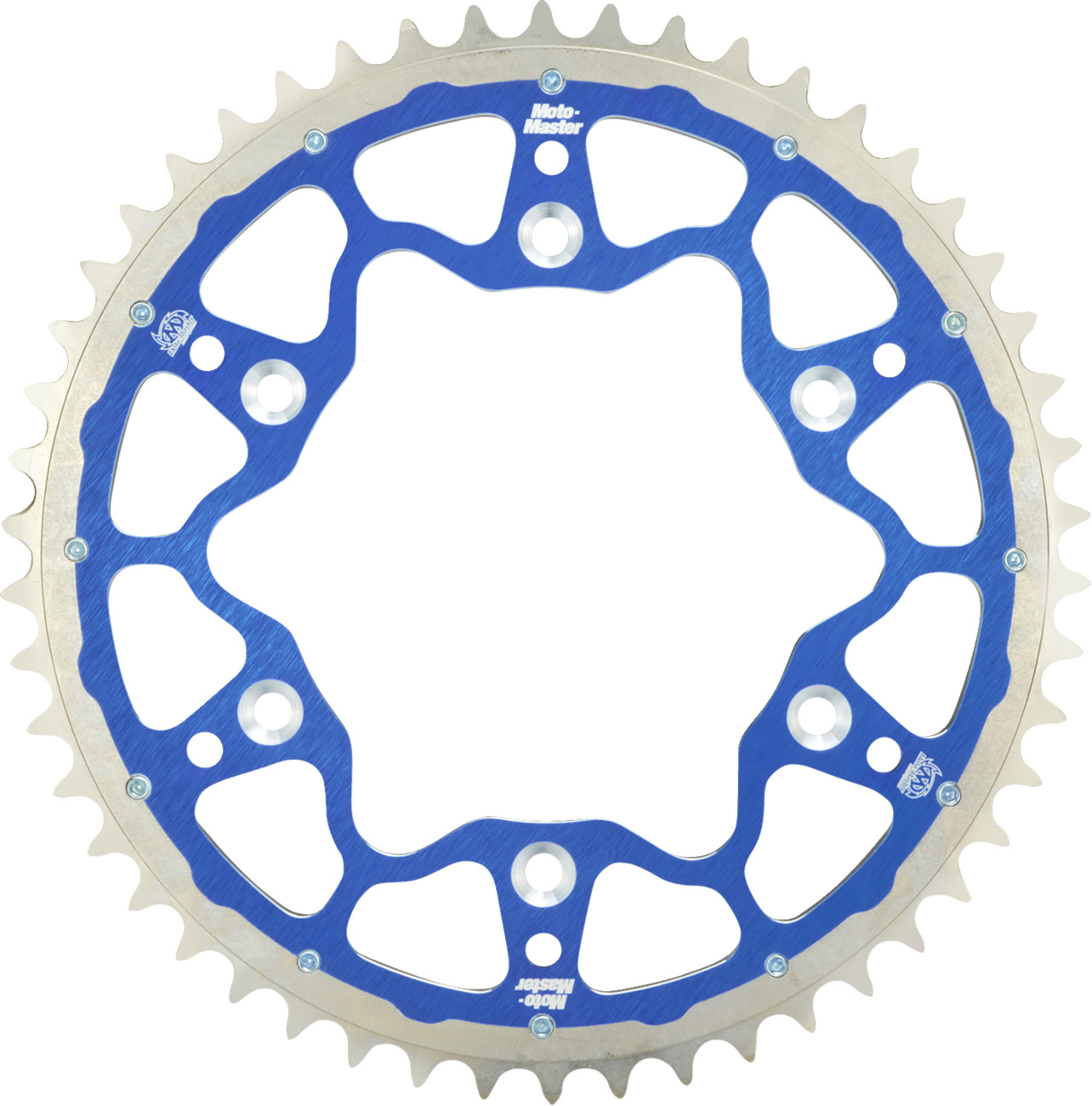 Moto-master Fusion Series Dual Ring Rear Sprocket - 49 Tooth - Blue Gas Gas/Husaberg/Husqvarna/KTM/Triumph 49T