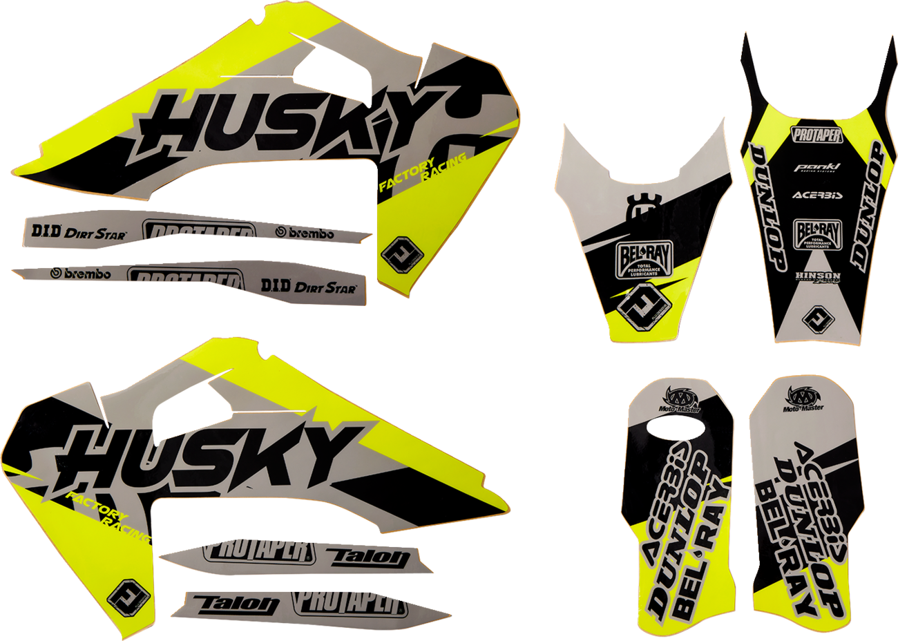 FLU Designs PTS 6 Graphics Kit Husqvarna 125cc-501cc 2016-2019
