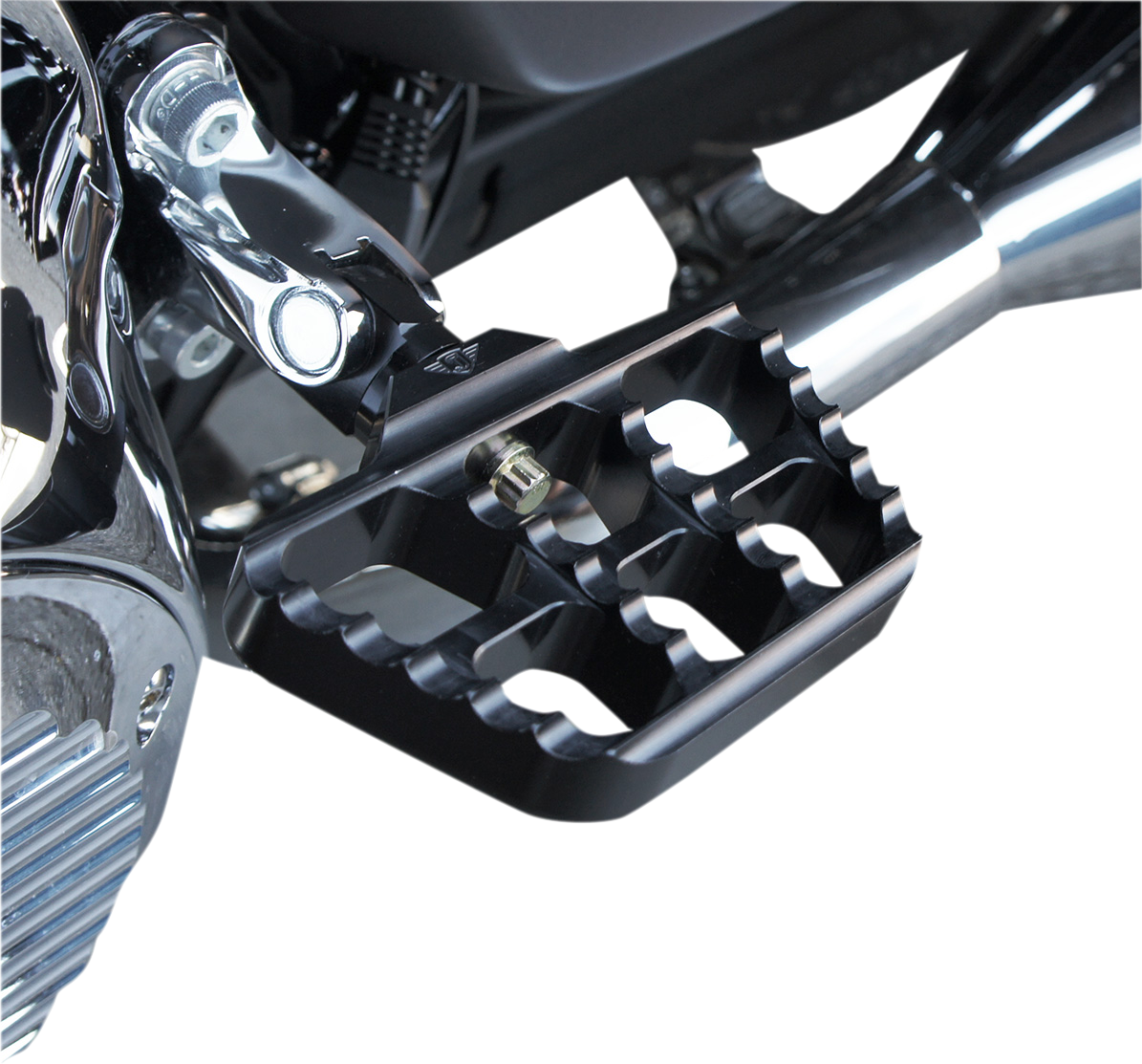 Joker Machine Serrated Mini Floorboards For Harley