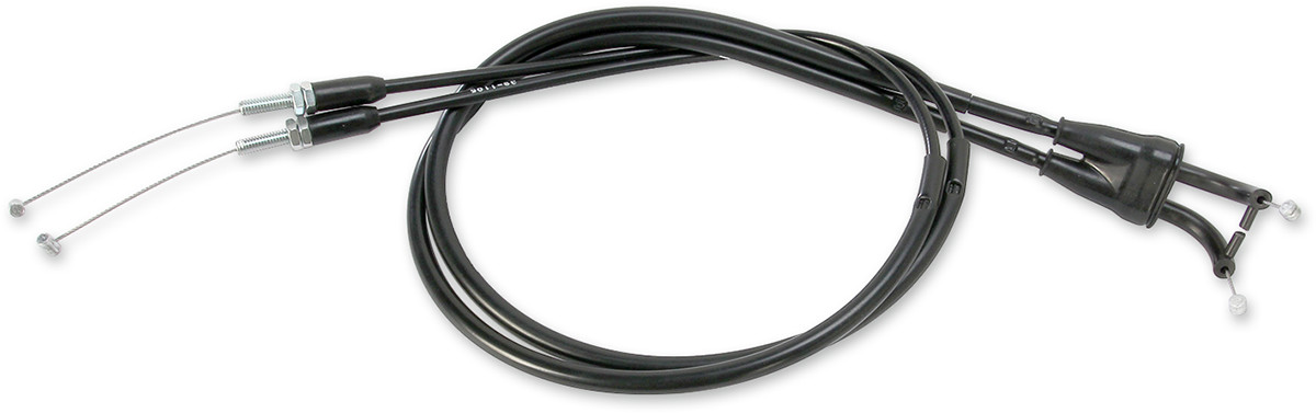 Moose Racing Black Vinyl Throttle Cable