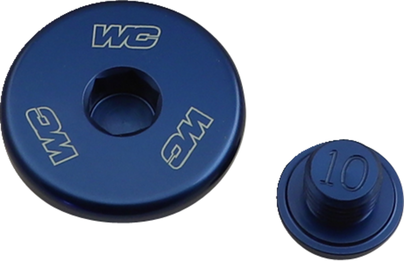Works connection Engine Timing Plug - Blue - Kawasaki